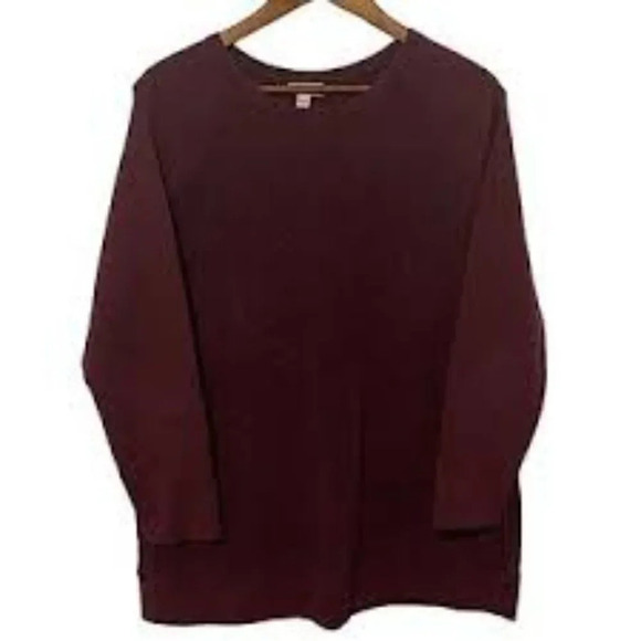 J.Jill Cable Knit Pullover Oversized Slouchy Comfy Sweater Knit‎ Top Classic - Picture 1 of 4